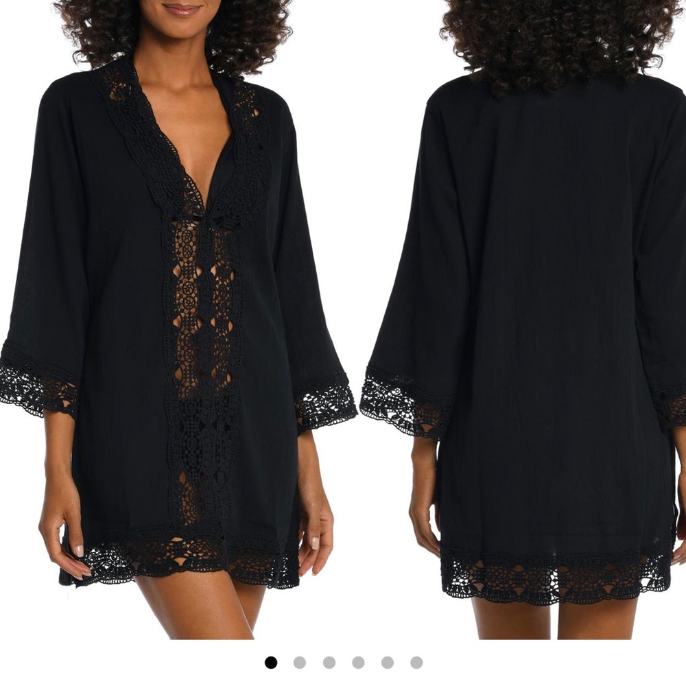 LA BLANCA Island Fare V-Neck Tunic